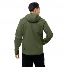 Jack Wolfskin Softshell Jacket Northern Point (windproof, water-repellent, PFC-free) green-brown Men